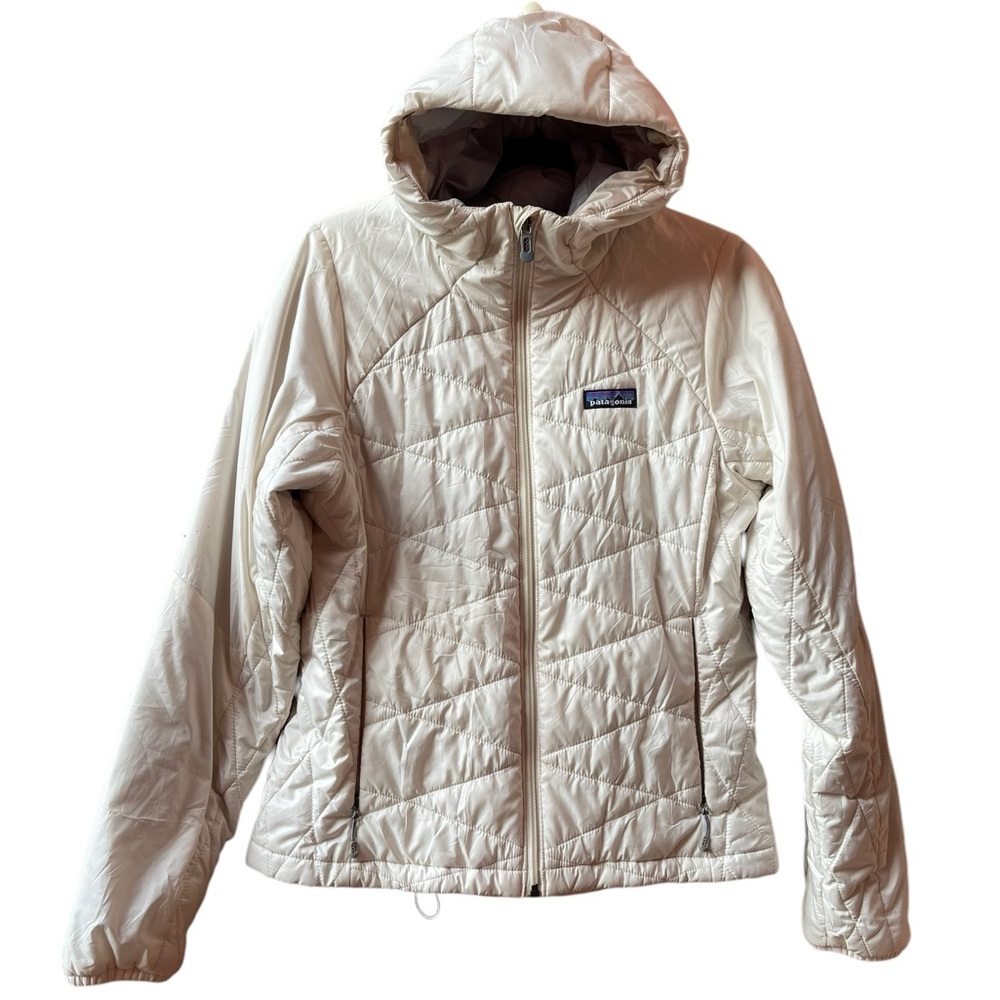 Patagonia Packable Women's Off-White Quilted Puffer Jacket- size small